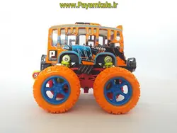 اتوبوس چرخ درشت فانتزی Y66 نارنجی فروشگاه اینترنتی پیام کالا فروشنده انواع اسباب بازی