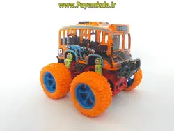اتوبوس چرخ درشت فانتزی Y66 نارنجی فروشگاه اینترنتی پیام کالا فروشنده انواع اسباب بازی