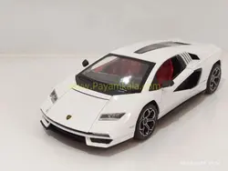 ماکت لامبورگینی کانتاش (LAMBORGHINI COUNTACH 2021 JLF)(1:24) سفید