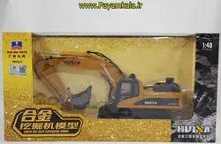 ماکت فلزی بیل مکانیکی بزرگ (HUI NA TOYS 1:40) جعبه دار فروشگاه اینترنتی پیام کالا