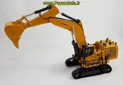 ماکت فلزی بیل مکانیکی بزرگ (HUI NA TOYS 1:40) جعبه دار فروشگاه اینترنتی پیام کالا