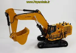ماکت فلزی بیل مکانیکی بزرگ (HUI NA TOYS 1:40) جعبه دار فروشگاه اینترنتی پیام کالا