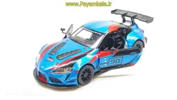 ماشین فلزی تویوتا (TOYOTA GR SUPRA RACING KINSMART) آبی