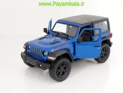 ماشین فلزی جیپ رانگلر (JEEP WRANGLER 2018 KINSMART) آبی