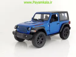 ماشین فلزی جیپ رانگلر (JEEP WRANGLER 2018 KINSMART) آبی