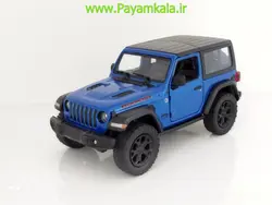 ماشین فلزی جیپ رانگلر (JEEP WRANGLER 2018 KINSMART) آبی