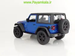 ماشین فلزی جیپ رانگلر (JEEP WRANGLER 2018 KINSMART) آبی