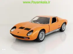 ماکت ماشین اسباب بازی لامبورگینی میورا فلزی عقب کش (LAMBORGHINI MIURA P400)