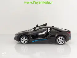 ماکت ماشین اسباب بازی ب ام و I8 مشکی  (BMW I8 BY KINSMART)