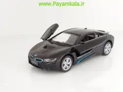 ماکت ماشین اسباب بازی ب ام و I8 مشکی  (BMW I8 BY KINSMART)