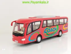 خرید اینترنتی ماکت ماشین اسباب بازی عقب کش اتوبوس بین شهری