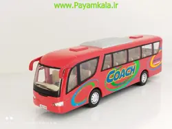 خرید اینترنتی ماکت ماشین اسباب بازی عقب کش اتوبوس بین شهری