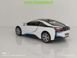 ماکت ماشین اسباب بازی ب ام و I8 سفید (BMW I8 BY KINSMART)