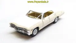 ماشین فلزی شورلت ایمپالا (1967 CHEVROLET IMPALA KINSMART) کرم