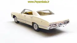 ماشین فلزی شورلت ایمپالا (1967 CHEVROLET IMPALA KINSMART) کرم