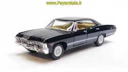 ماشین فلزی شورلت ایمپالا (1967 CHEVROLET IMPALA KINSMART) مشکی