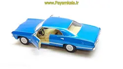 ماشین فلزی شورلت ایمپالا (1967 CHEVROLET IMPALA KINSMART) آبی