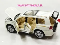 ماکت تویوتا لندکروز (TOYOTA V8 CHEZHI)(CZ123A) سفید