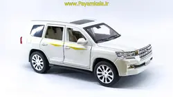 ماکت فلزی تویوتا لندکروز (TOYOTA LANDCRUISER BY XLG) (1:24) سفید