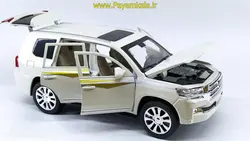 ماکت فلزی تویوتا لندکروز (TOYOTA LANDCRUISER BY XLG) (1:24) سفید