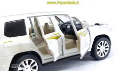 ماکت فلزی تویوتا لندکروز (TOYOTA LANDCRUISER BY XLG) (1:24) سفید