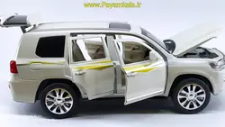 ماکت فلزی تویوتا لندکروز (TOYOTA LANDCRUISER BY XLG) (1:24) سفید