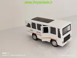 ماشین اسباب بازی مینی بوس فیات (3380YT) سفید