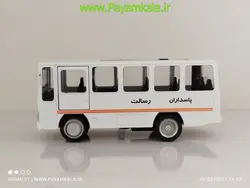 ماشین اسباب بازی مینی بوس فیات (3380YT) سفید