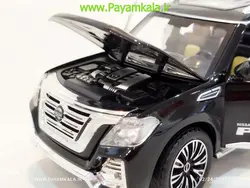 (جعبه دار) ماکت نیسان پاترول (NISSAN PATROL 1.24 CHIMEI)(328-8M) مشکی