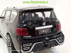 (جعبه دار) ماکت نیسان پاترول (NISSAN PATROL 1.24 CHIMEI)(328-8M) مشکی