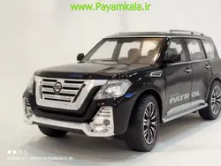 (جعبه دار) ماکت نیسان پاترول (NISSAN PATROL 1.24 CHIMEI)(328-8M) مشکی