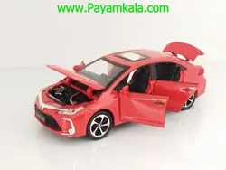 ماکت فلزی تویوتا کرولا (TOYOTA COROLA 1:32)(CZ40A) قرمز