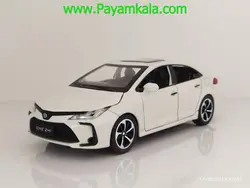 ماکت فلزی تویوتا کرولا (TOYOTA COROLA 1:32)(CZ40A) سفید