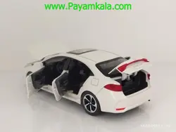 ماکت فلزی تویوتا کرولا (TOYOTA COROLA 1:32)(CZ40A) سفید