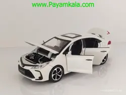ماکت فلزی تویوتا کرولا (TOYOTA COROLA 1:32)(CZ40A) سفید