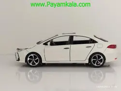 ماکت فلزی تویوتا کرولا (TOYOTA COROLA 1:32)(CZ40A) سفید