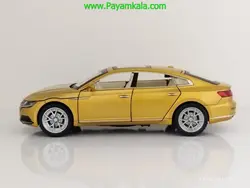 ماکت فلزی فولکس واگن پاسات (Volkswagen Passat CC)(CZ20A) زرد