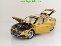 ماکت فلزی فولکس واگن پاسات (Volkswagen Passat CC)(CZ20A) زرد