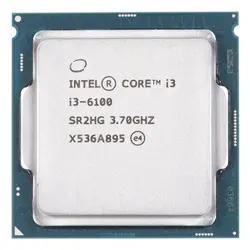 پردازنده Core i3-6100 سی پی یو اینتل اسکای لیک سوکت 1151 - پی سی خاص - ارتباط رایانه کلیشم