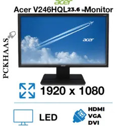 مانیتور ایسر مدل ACER V246HQL cbid سایز 23.6 اینچ