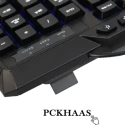 کیبورد گیمینگ با سیم تسکو مدل TK 8019 با حروف فارسی و RGB