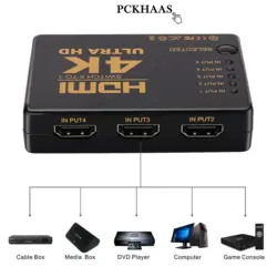 سوییچ ۵ پورت HDMI مدلMW-NET 4K ULTRA IFSWR-302 - پی سی خاص