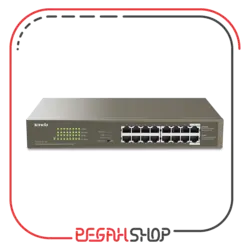 سوییچ 16 پورت POE برند Tenda مدل TEG1116P