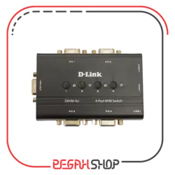 سوییچ 4 پورت USB KVM برند D-Link مدل DKVM-4U