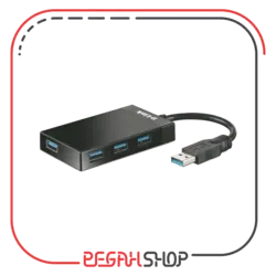 هاب USB3.0 چهار پورت برند D-Link مدل DUB-1341