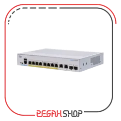 سوئیچ 8 پورت مدیریتی برند Cisco مدل CBS250-8P-E-2G | فروشگاه اینترنتی پگاه شاپ