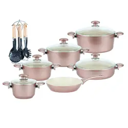 سرویس قابلمه 18 پارچه گرانیتی Perfect home مدل PLUS | پرفکت هوم