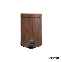 سطل زباله پدالی طرح چوب بهازکالا مدل 16177053 (3 لیتر)