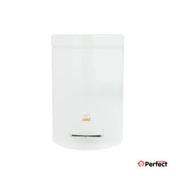 سطل زباله پدالی سفید بهازکالا مدل 16178089 (6 لیتر)