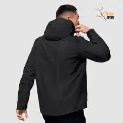 کاپشن مردانه جک ولفسکین ARLAND 3IN1 M BLACK